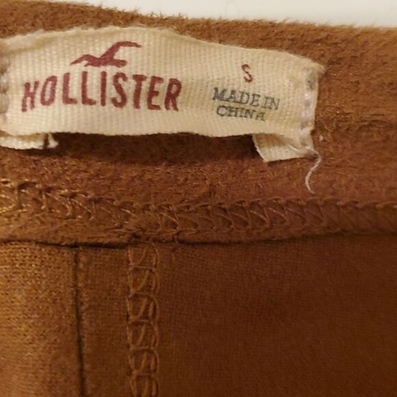 Hollister faux suede Boho cardigan with fringe size Small - Picture 6 of 10